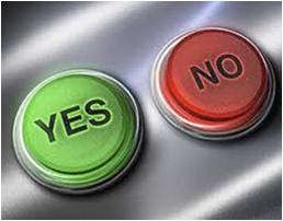 yes or no button